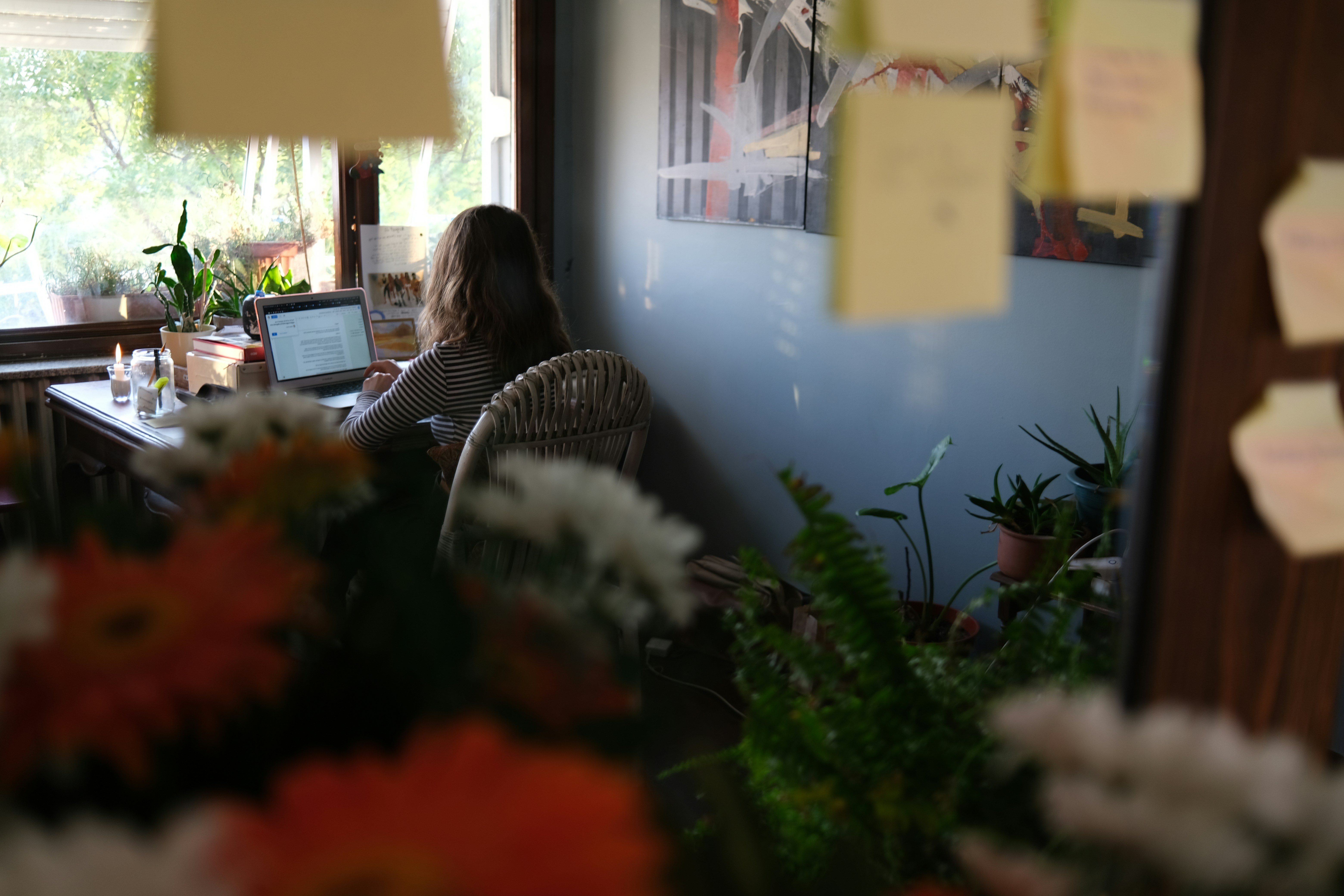 Duolingo English Test preparation on laptop