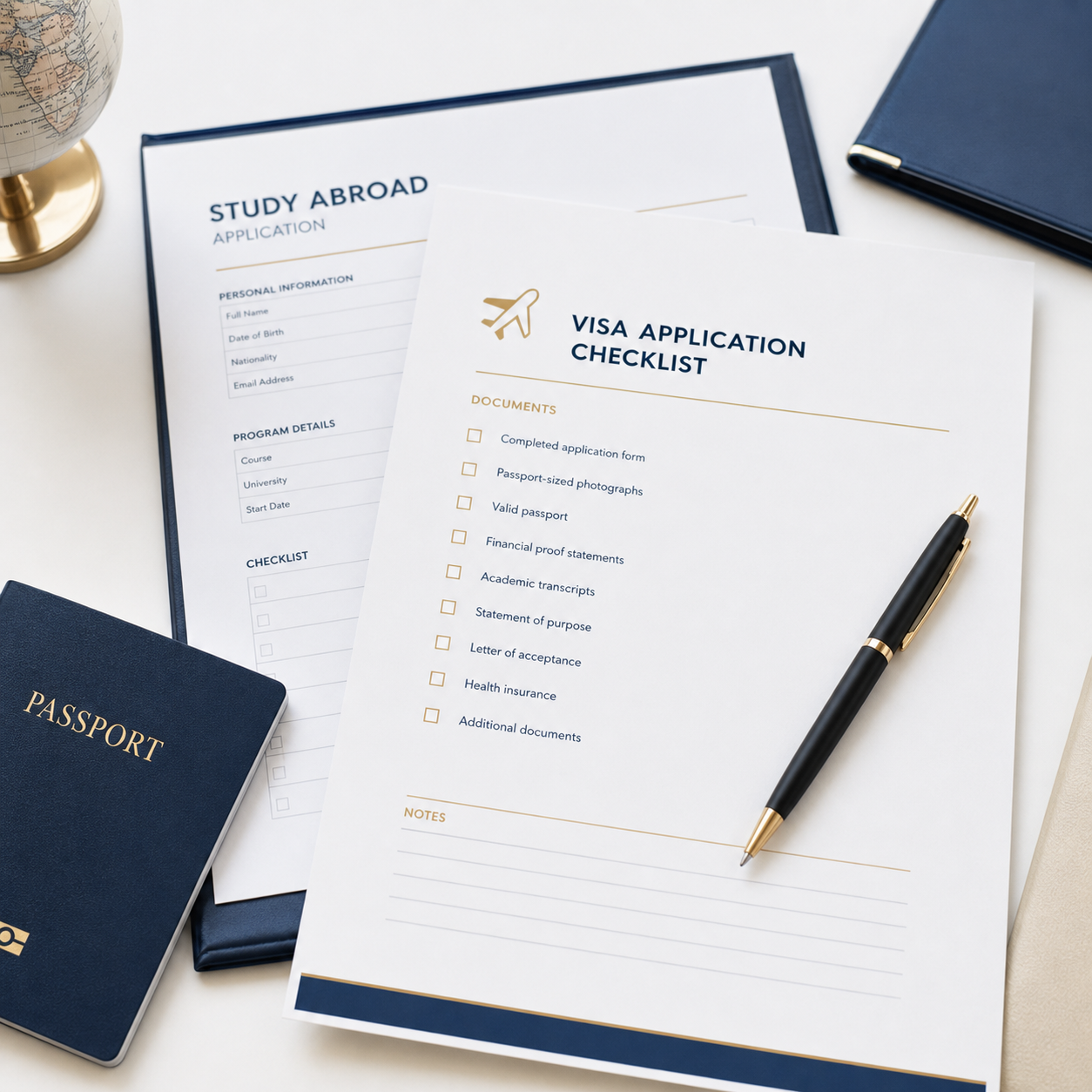 Premium visa documents and checklist